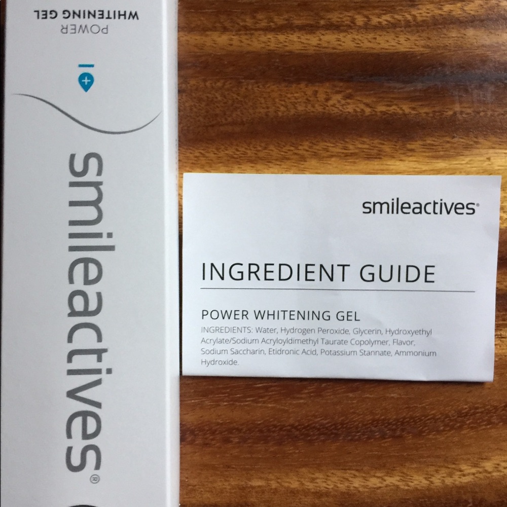 Teeth whitening toothpaste gel